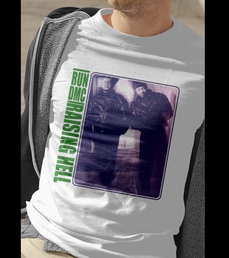 Run Dmc Raising Hell 1986 Music Album Hip Hop Legends T-Shirt