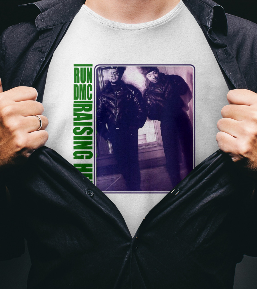 Run Dmc Raising Hell 1986 Music Album Hip Hop Legends T-Shirt