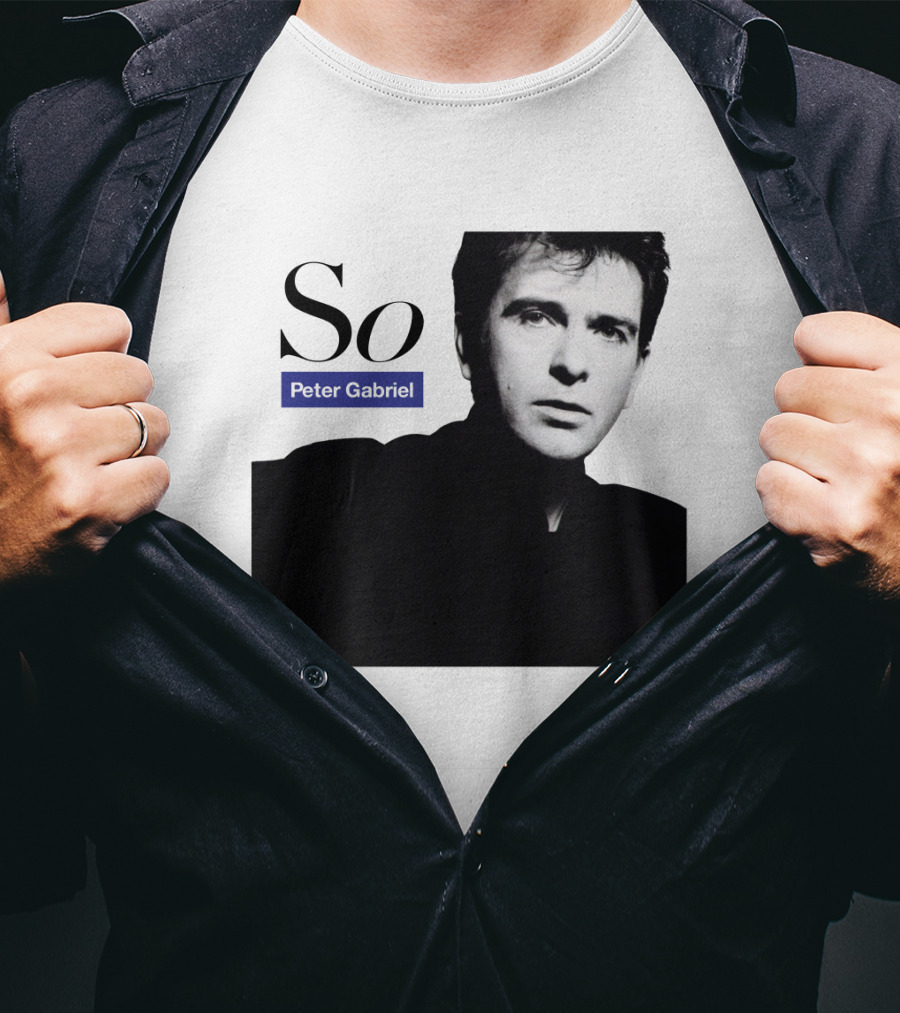 So Peter Gabriel Album Cover T-Shirt
