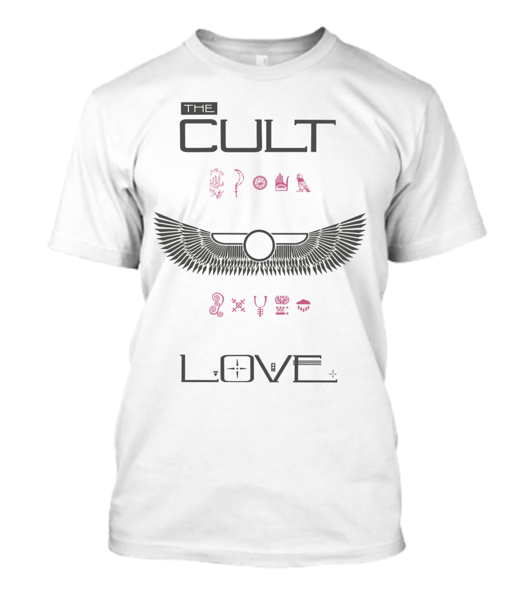 The Cult Love Ancient Symbols Winged Emblem T-Shirt
