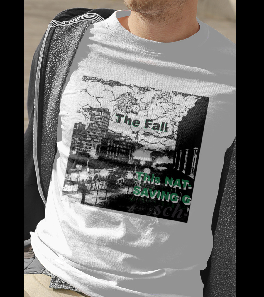 The Fall This Nation's Saving Grace Cityscape And Clouds T-Shirt