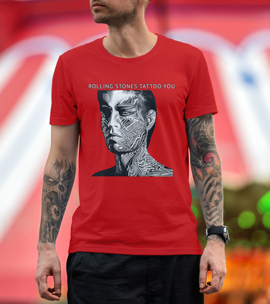 Rolling Stones Tattoo You Face Art T-Shirt