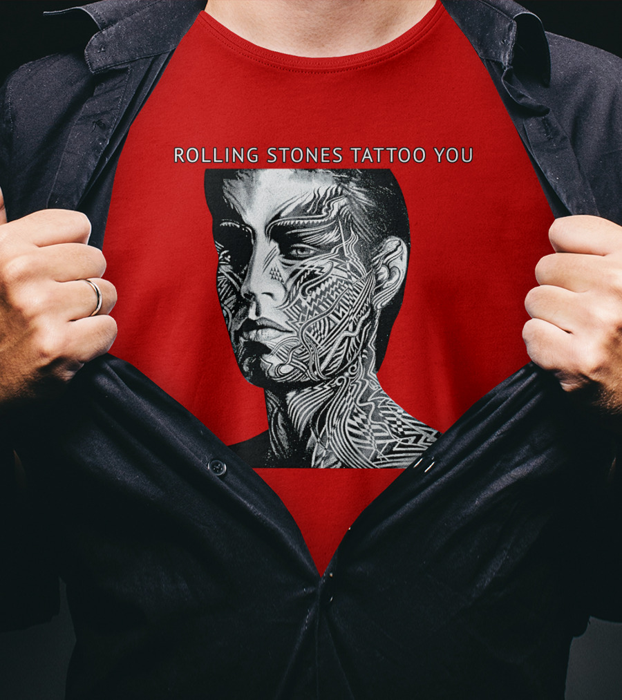Rolling Stones Tattoo You Face Art T-Shirt