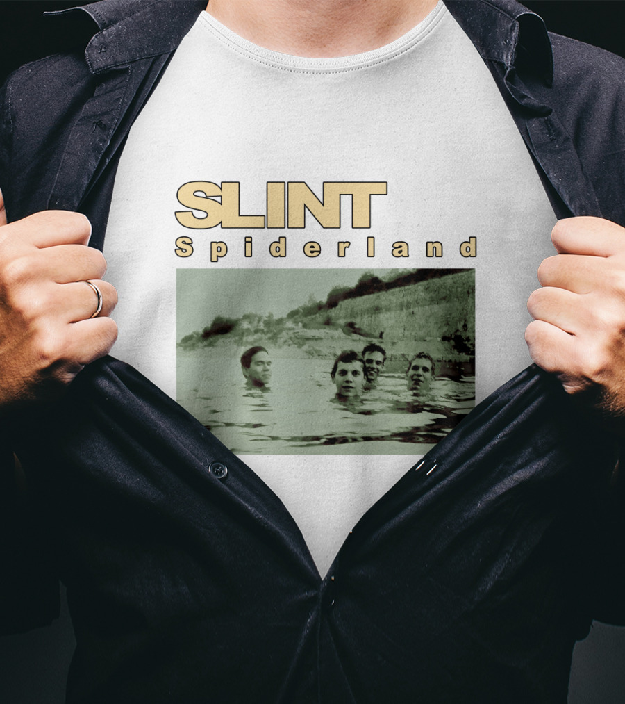 SLINT Spiderland Band Album Cover Swimming Image T-Shirt