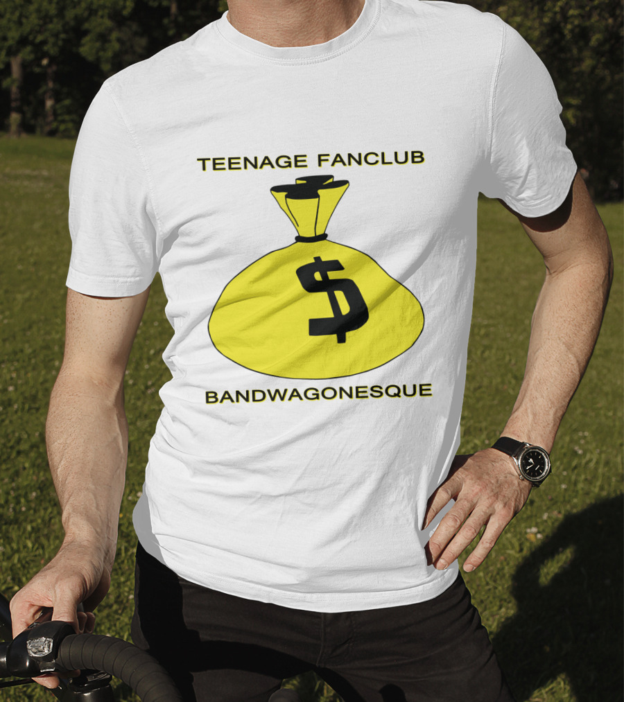 Teenage Fanclub Bandwagonesque Money Bag Icon With Dollar Sign T-Shirt