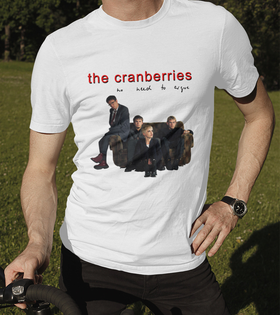 The Cranberries No Need To Argue Album Cover Sofa Band Members T-Shirt