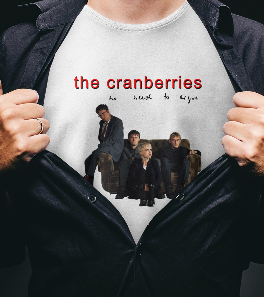 The Cranberries No Need To Argue Album Cover Sofa Band Members T-Shirt