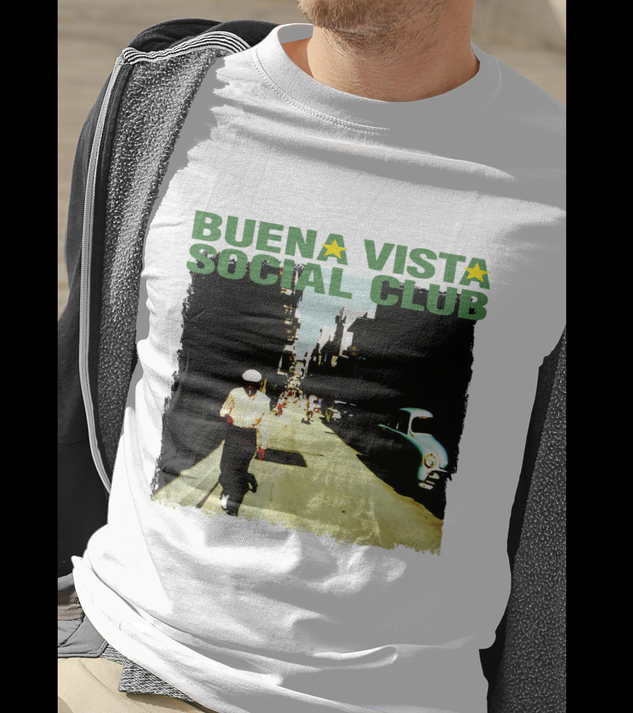 Buena Vista Social Club Vintage Havana Street Scene T-Shirt