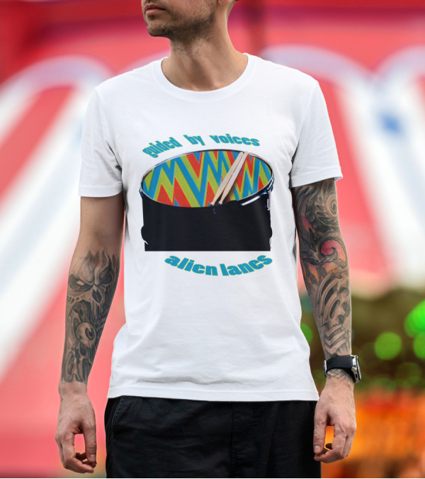 Premium T-Shirt: Guided by Voices Alien Lanes Drum T-Shirt Guided by Voices Alien Lanes Drum T-Shirt