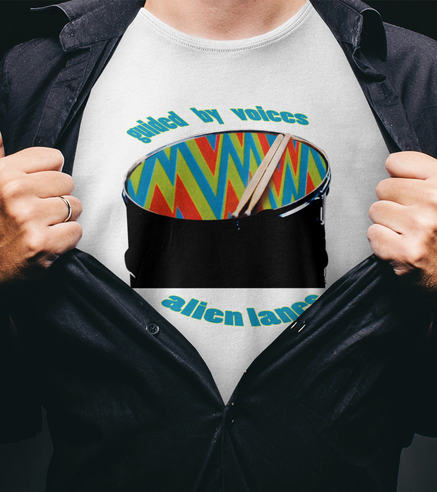 Guided By Voices Alien Lanes Drum T-Shirt