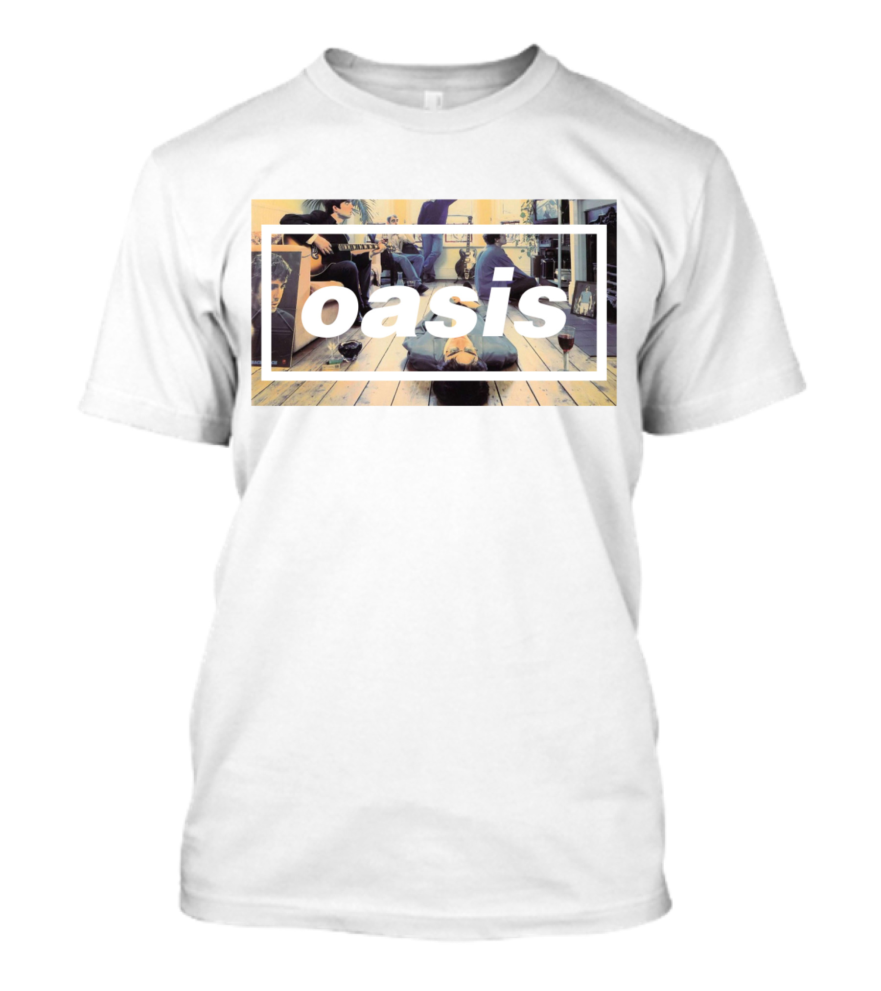 Oasis Definitely Maybe Rock Band Album Cover T-Shirt