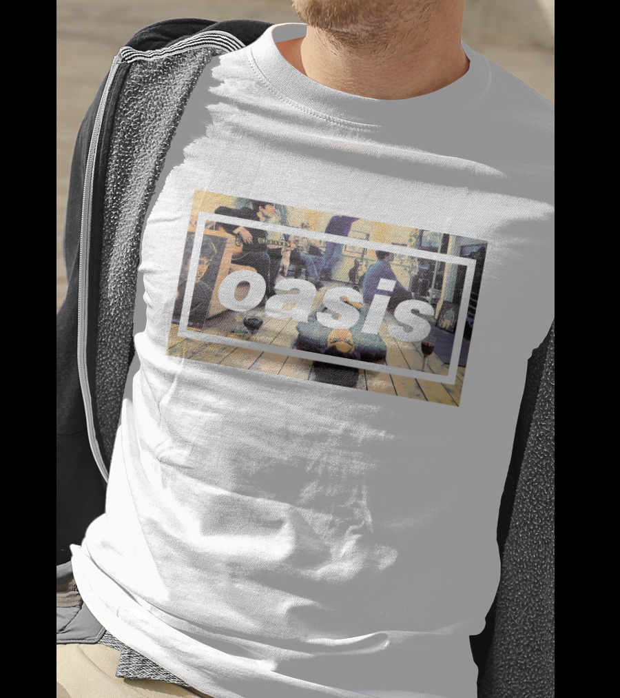 Oasis Definitely Maybe Rock Band Album Cover T-Shirt