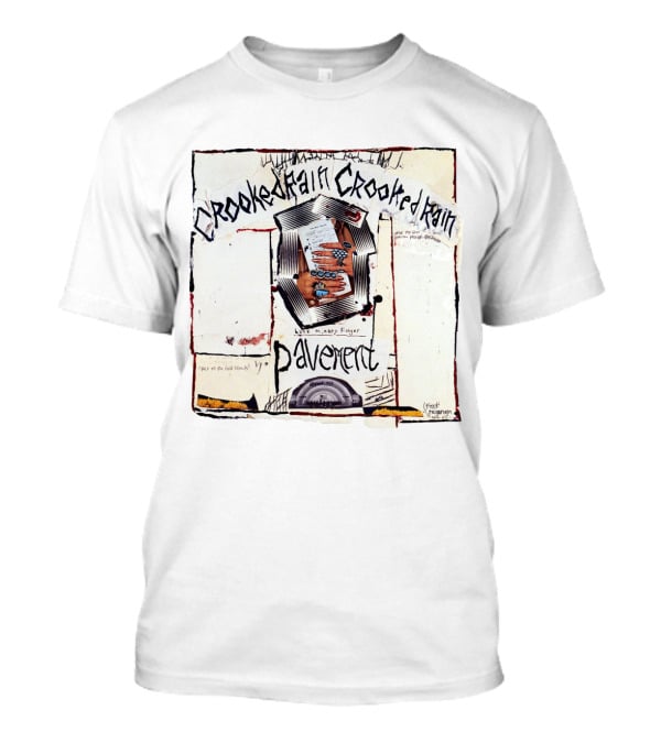 Pavement Crooked Rain Finger Cards T-Shirt