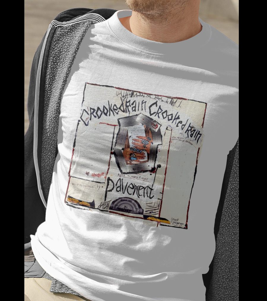 Pavement Crooked Rain Finger Cards T-Shirt