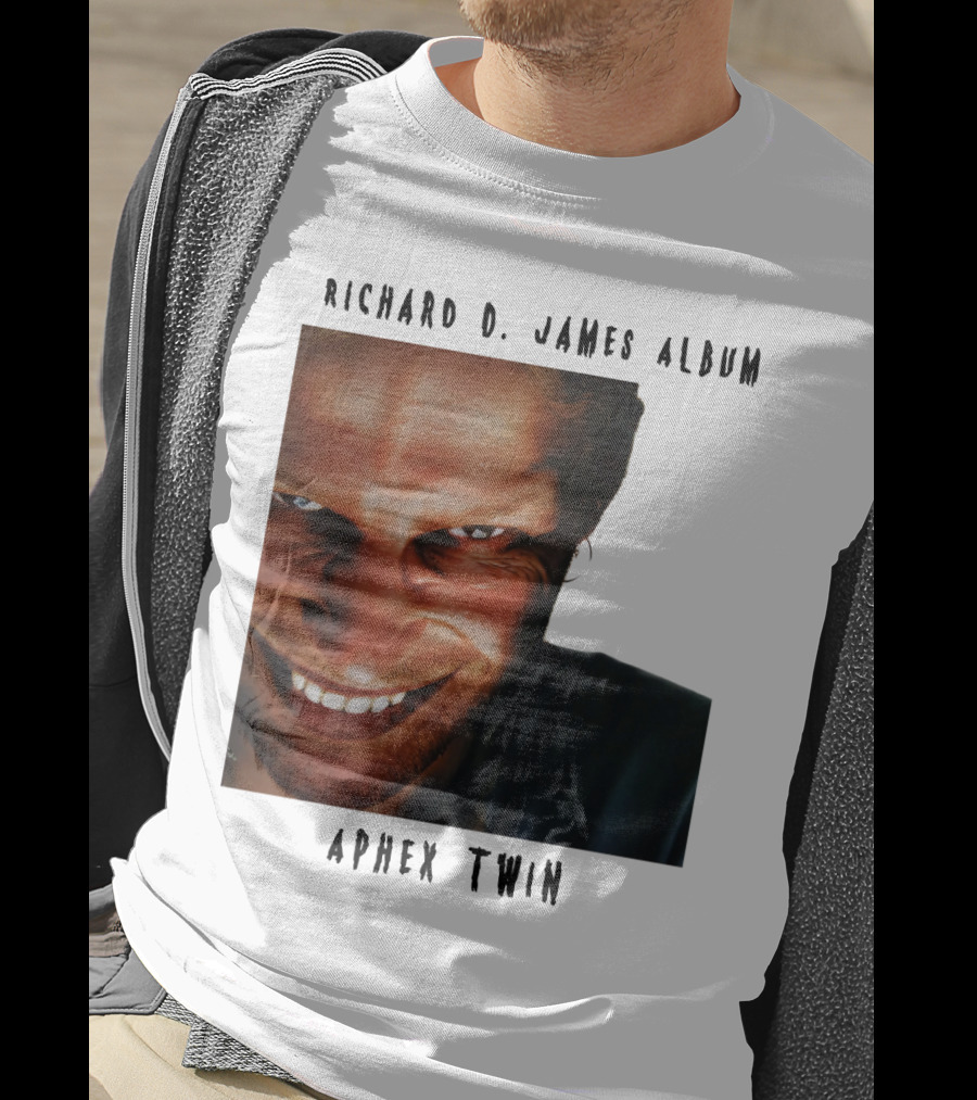 Richard D. James Album Aphex Twin Smiling Face T-Shirt