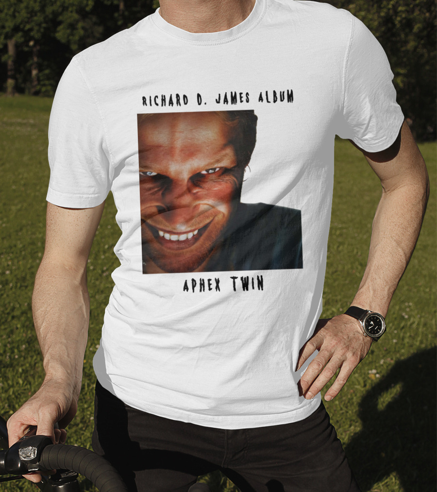 Richard D. James Album Aphex Twin Smiling Face T-Shirt
