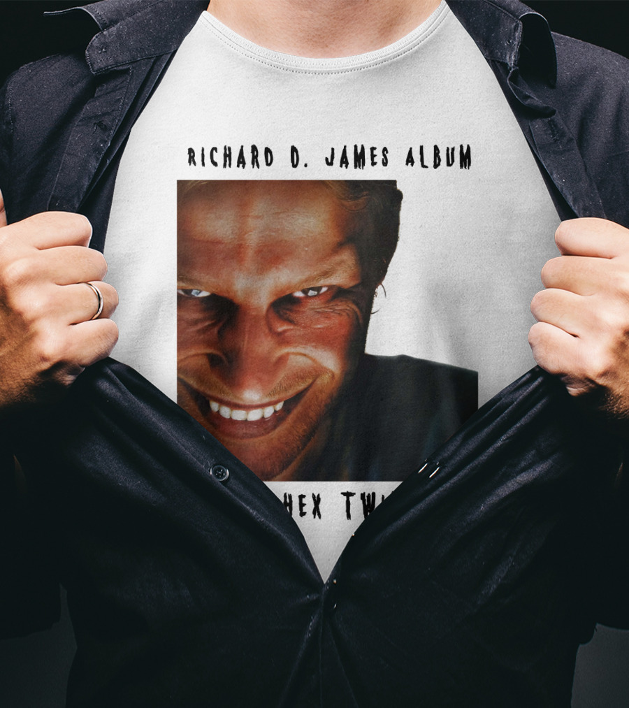 Richard D. James Album Aphex Twin Smiling Face T-Shirt