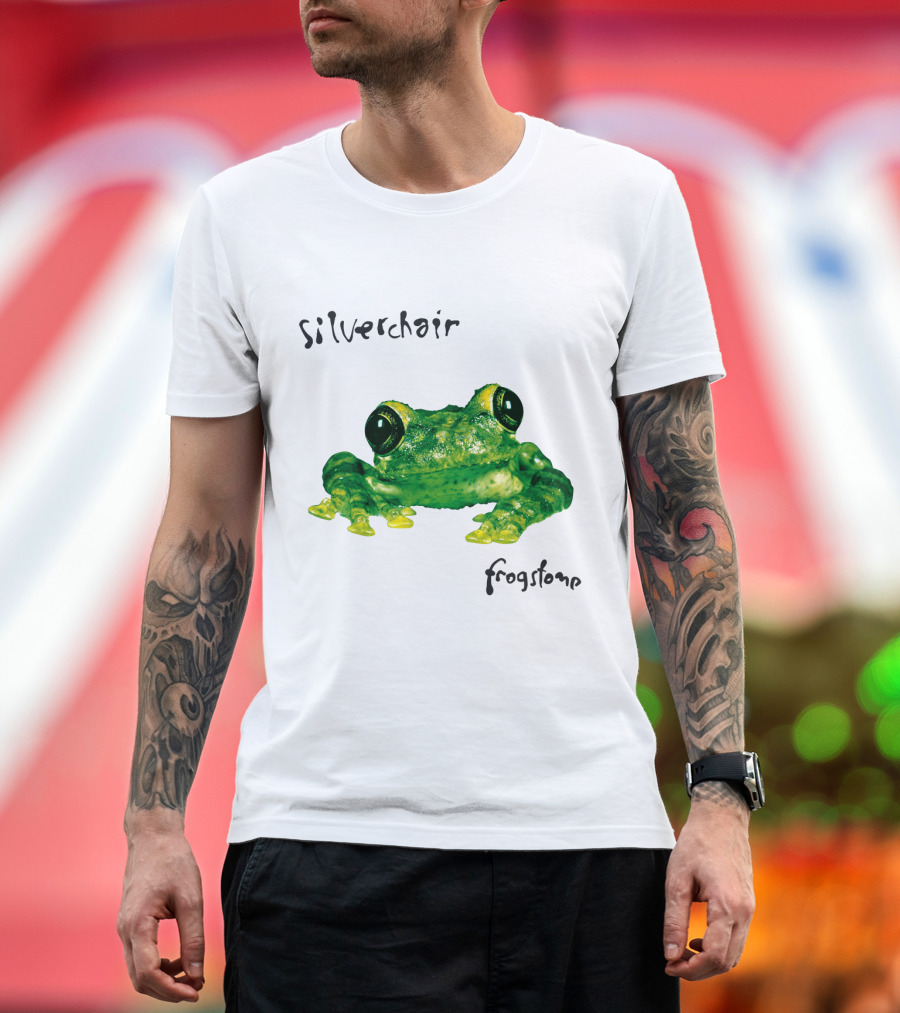 Silverchair Frogstomp Frog Green Eyes T-Shirt