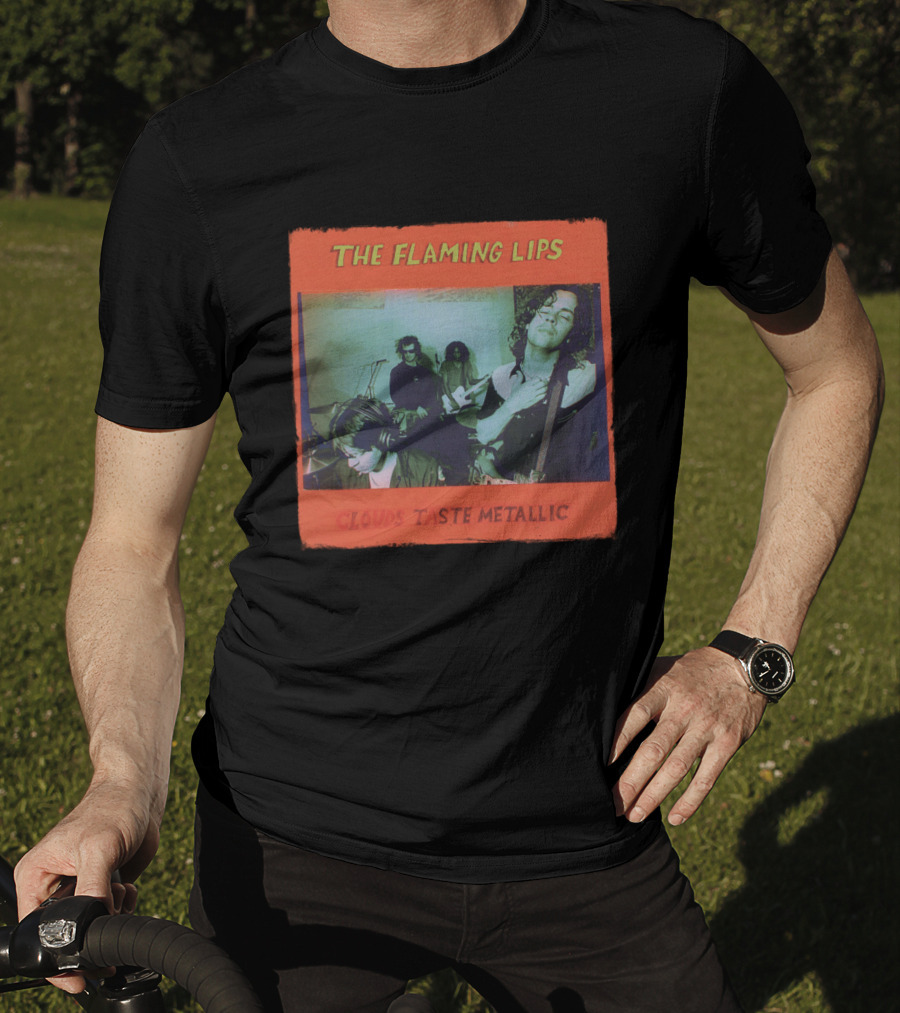 The Flaming Lips Clouds Taste Metallic Album Cover T-Shirt