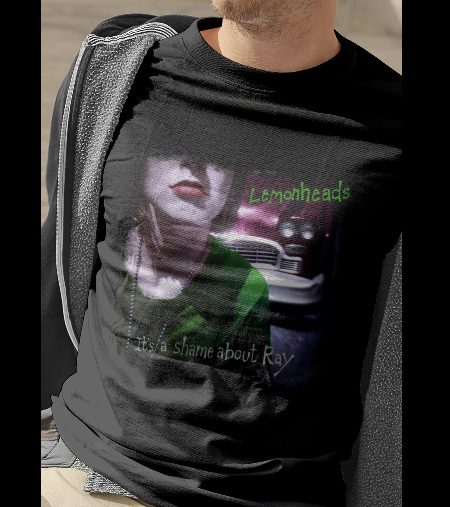Lemonheads It's A Shame About Ray Album Cover With Green Shirt And Vintage Car T-Shirt