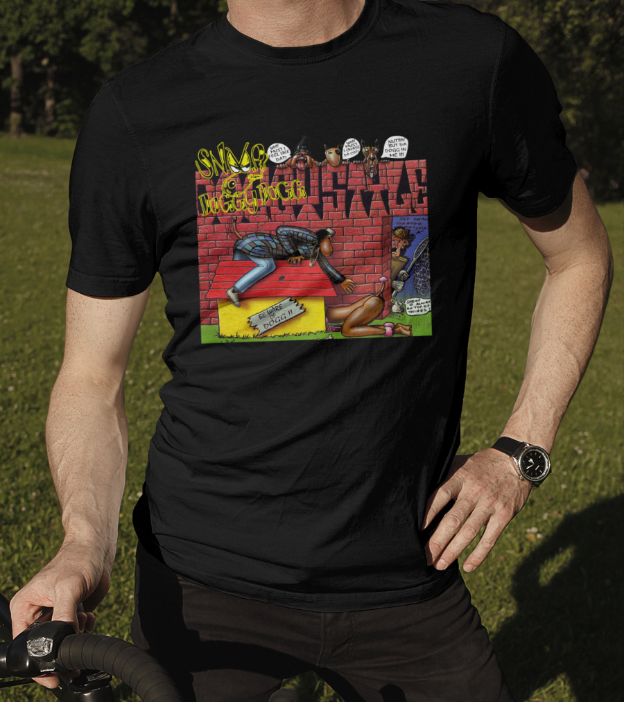 Snoop Doggy Dogg Doggystyle Album Cover Comic Be Ware Of Dogg 1993 T-Shirt