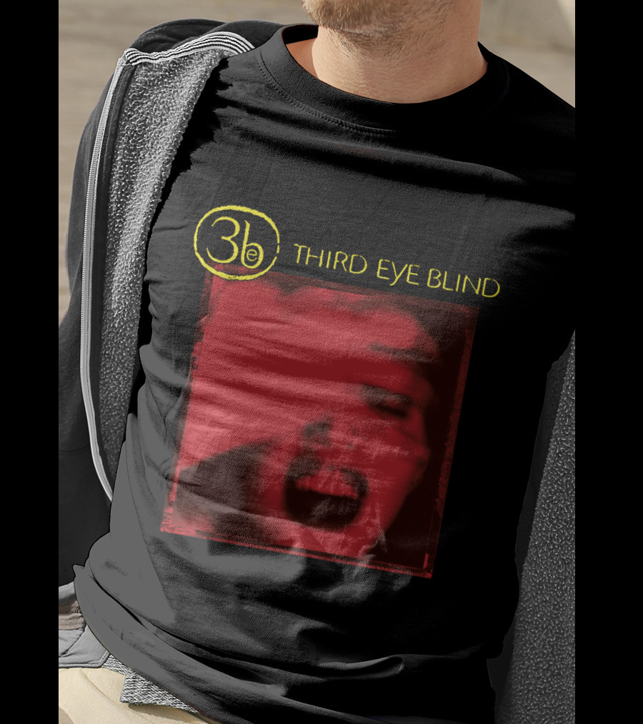 3eb Third Eye Blind Red Portrait Iconic Album Cover T-Shirt