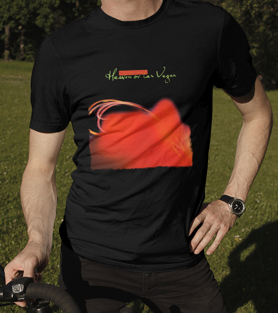 Cocteau Twins Heaven Or Las Vegas Red Abstract Swirl T-Shirt