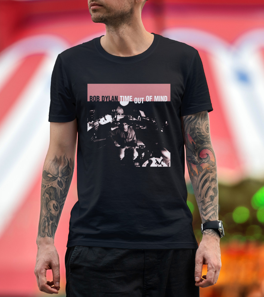 Bob Dylan Time Out of Mind Album Cover Studio Session T-Shirt