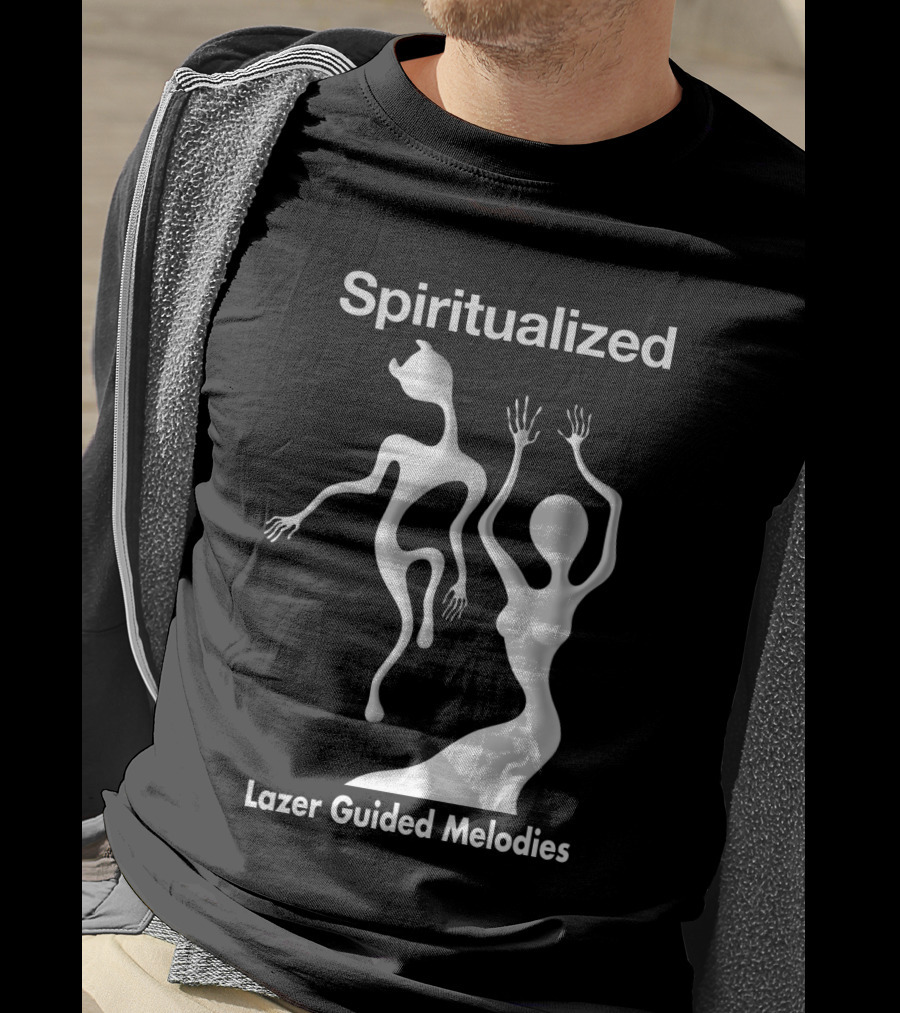 Spiritualized Lazer Guided Melodies 1992 Album Cover T-Shirt