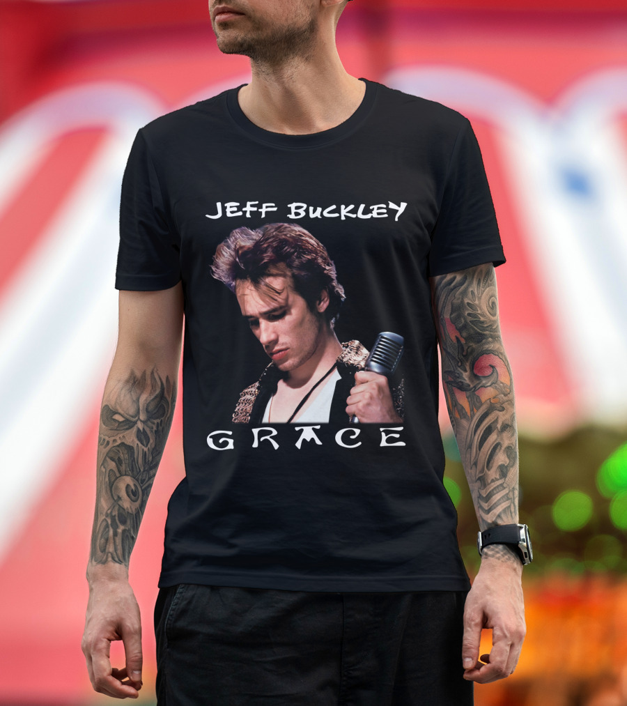 Jeff Buckley Grace Microphone T-Shirt