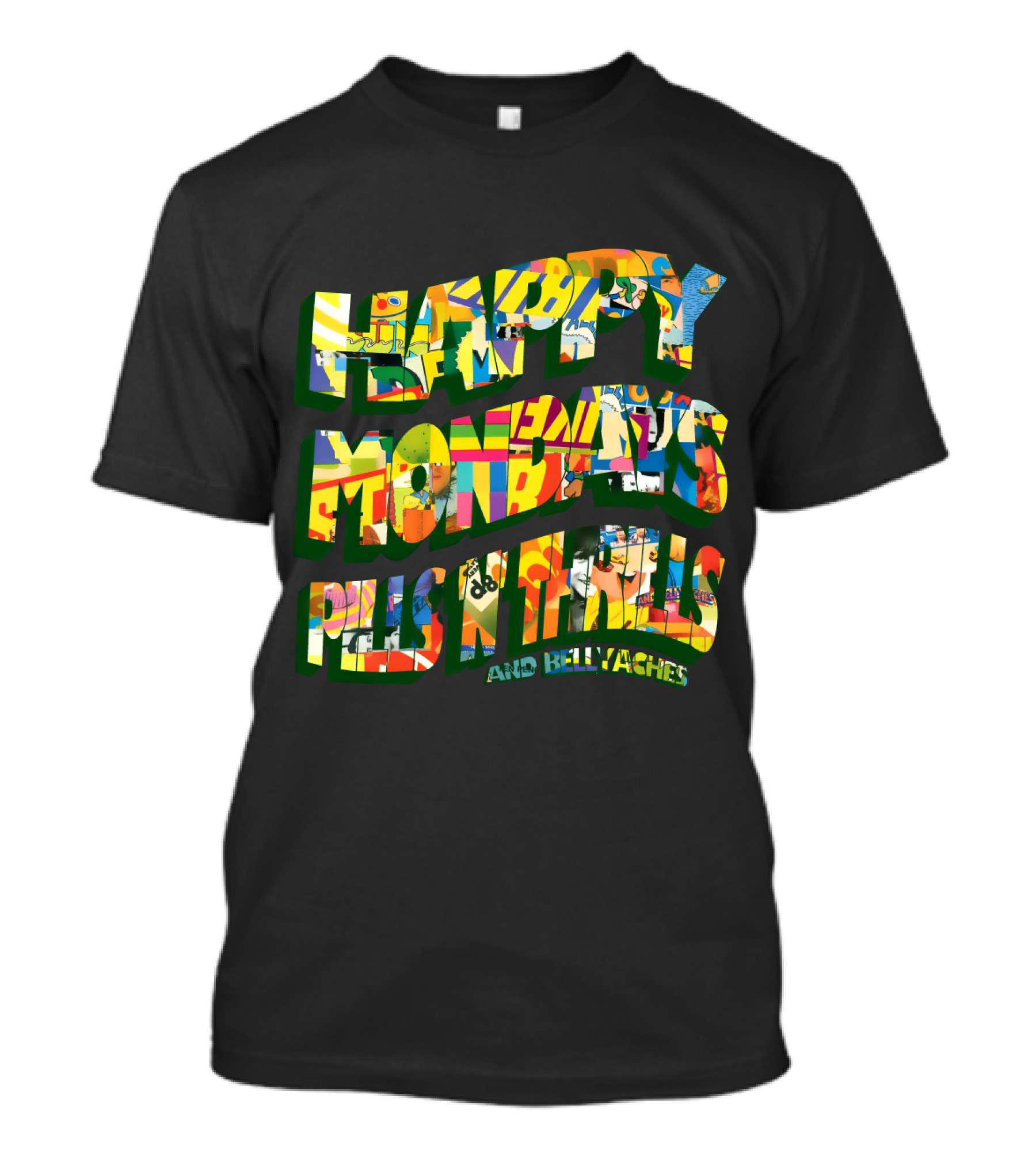 Happy Mondays Pills 'N' Thrills And Bellyaches Colorful 90s Album T-Shirt