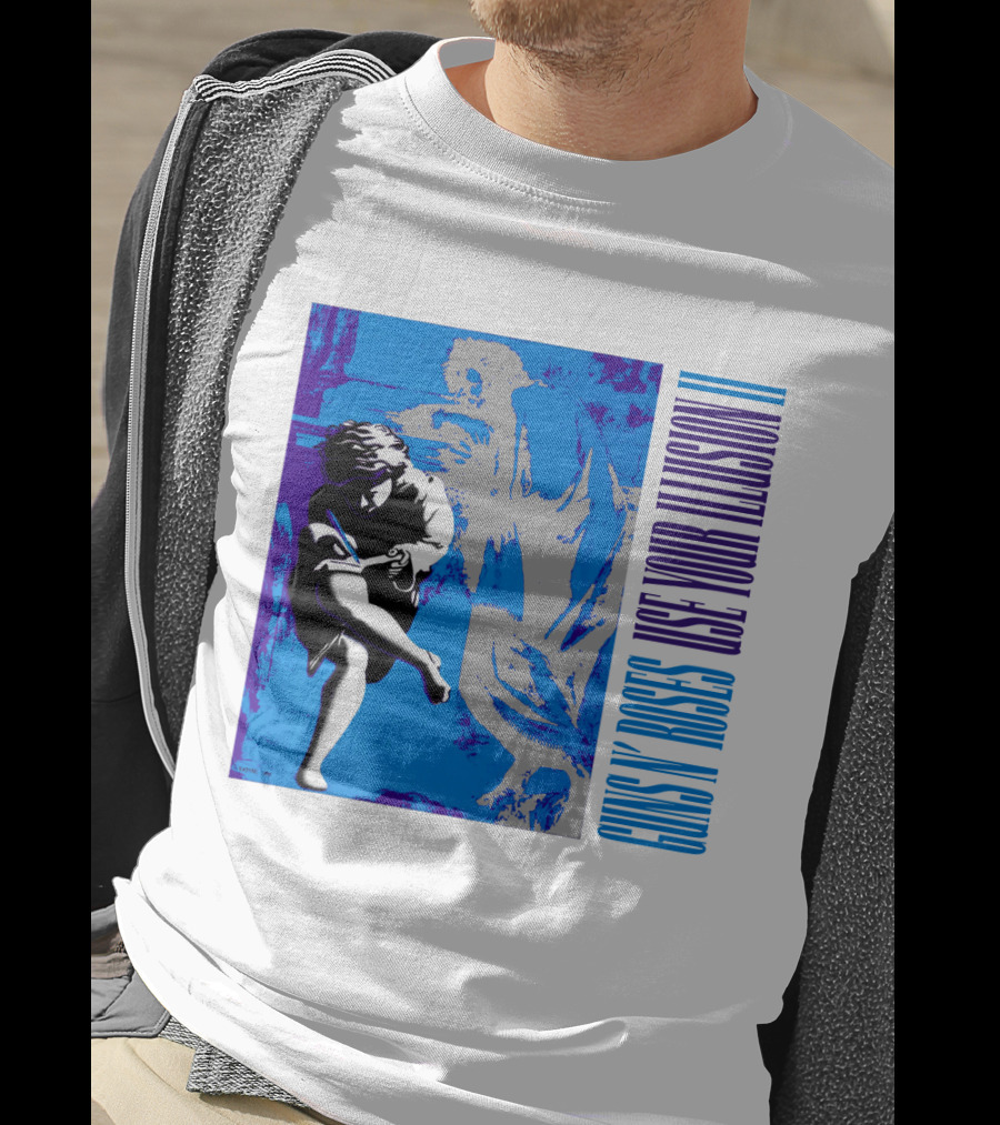 Guns N Roses Use Your Illusion Ii Blue Angel Artwork T-Shirt