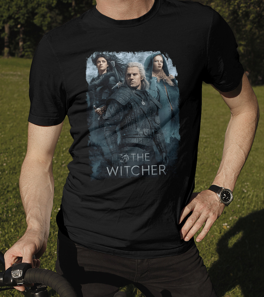 The Witcher 05 Netflix Series Characters Geralt Yennefer Ciri T-Shirt