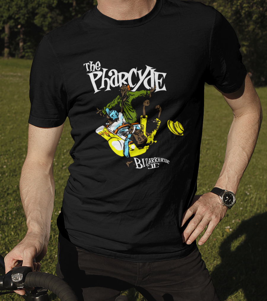 The Pharcyde Bizarre Ride Ii Colorful Animated Characters On Classic Hip-Hop Album Cover T-Shirt