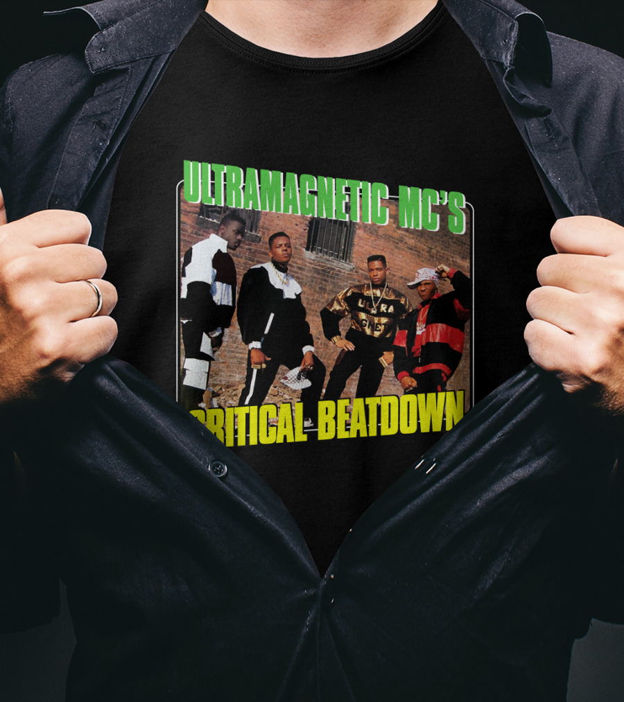 Ultramagnetic MC's Critical Beatdown 1988 Hip Hop Album Cover T-Shirt