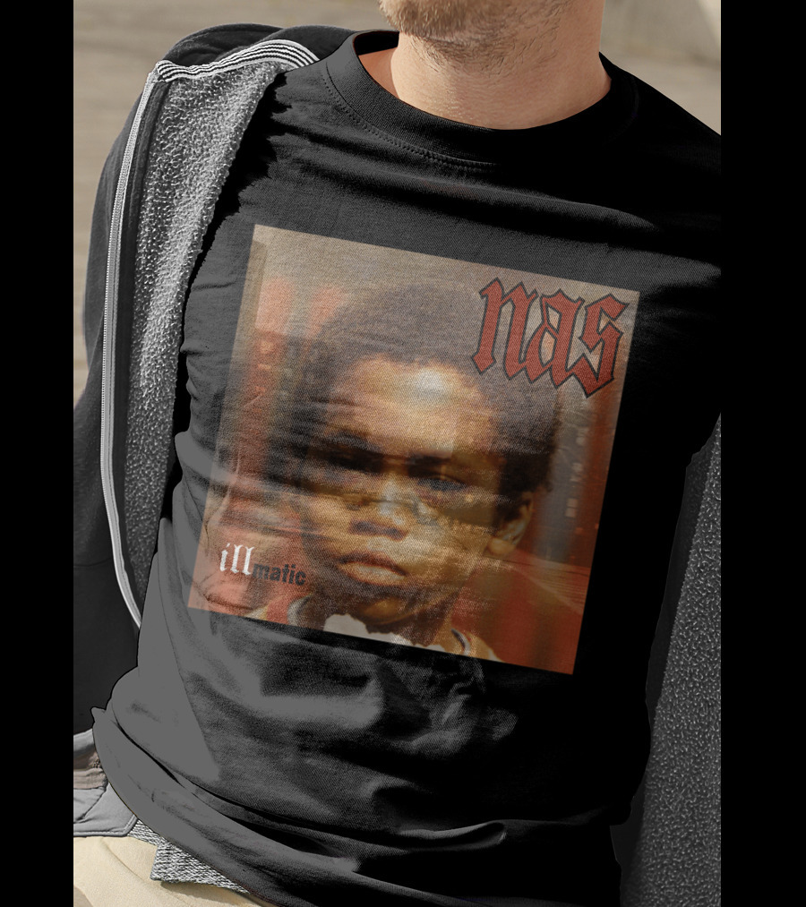 Nas Illmatic Album Art Young Boy New York Urban Landscape T-Shirt
