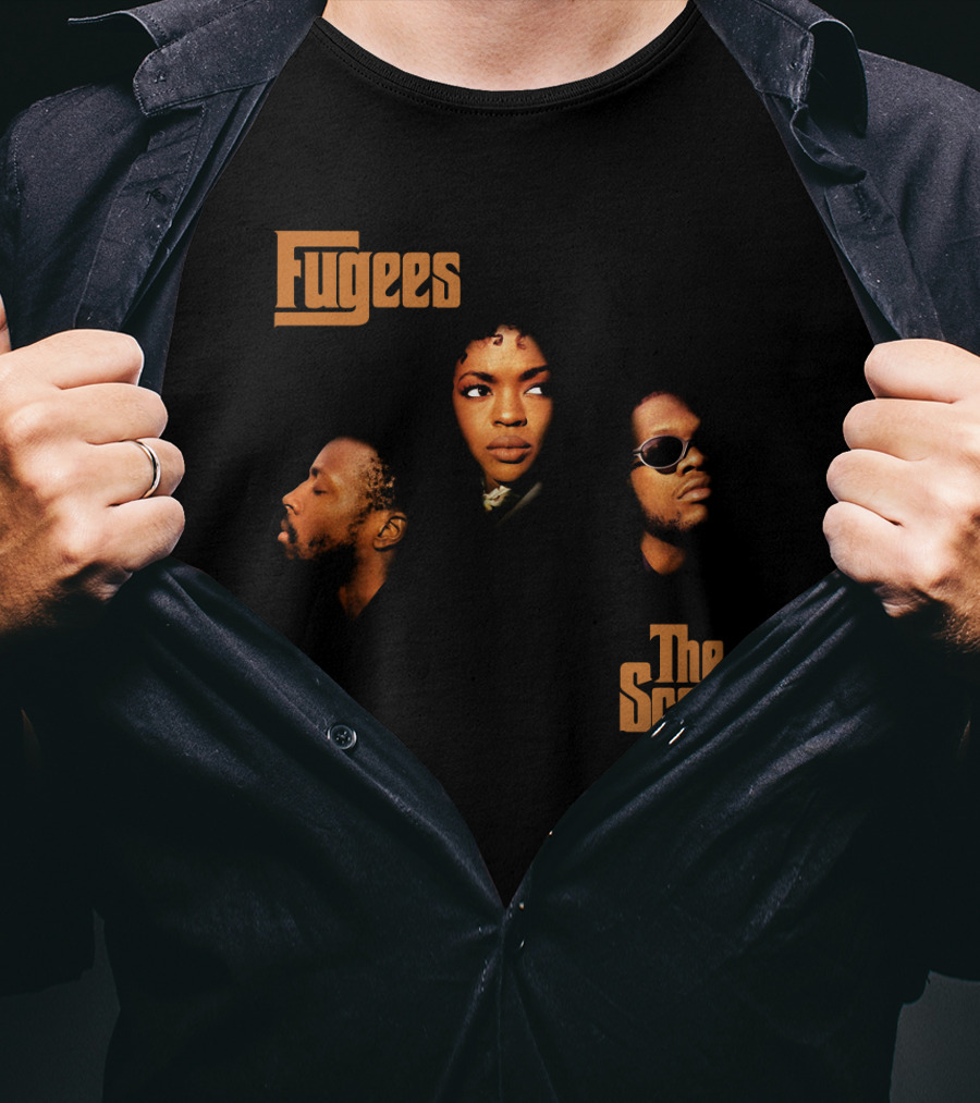 Fugees The Score Album Cover Trio Faces T-Shirt