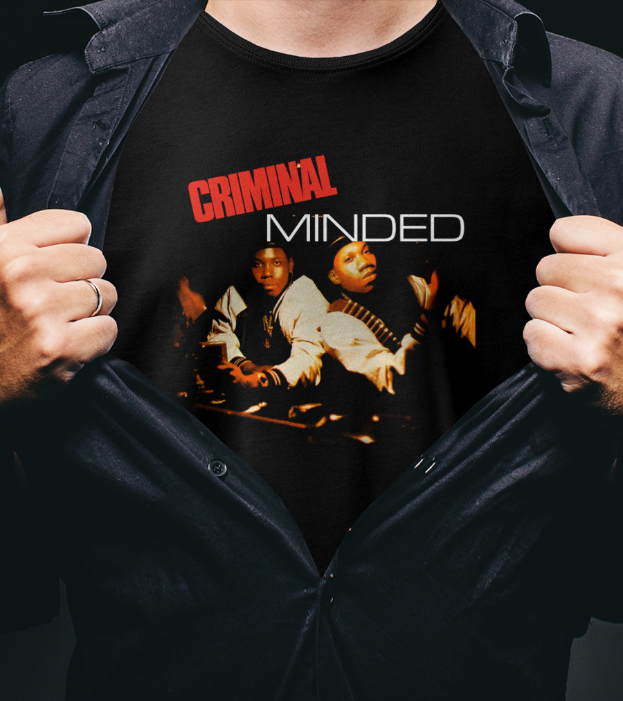 Boogie Down Productions Criminal Minded 1987 Album Cover T-Shirt