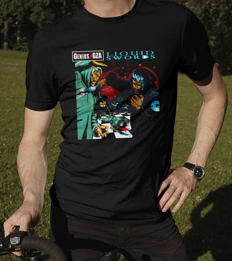 Genius GZA Liquid Swords Chess Battle T-Shirt