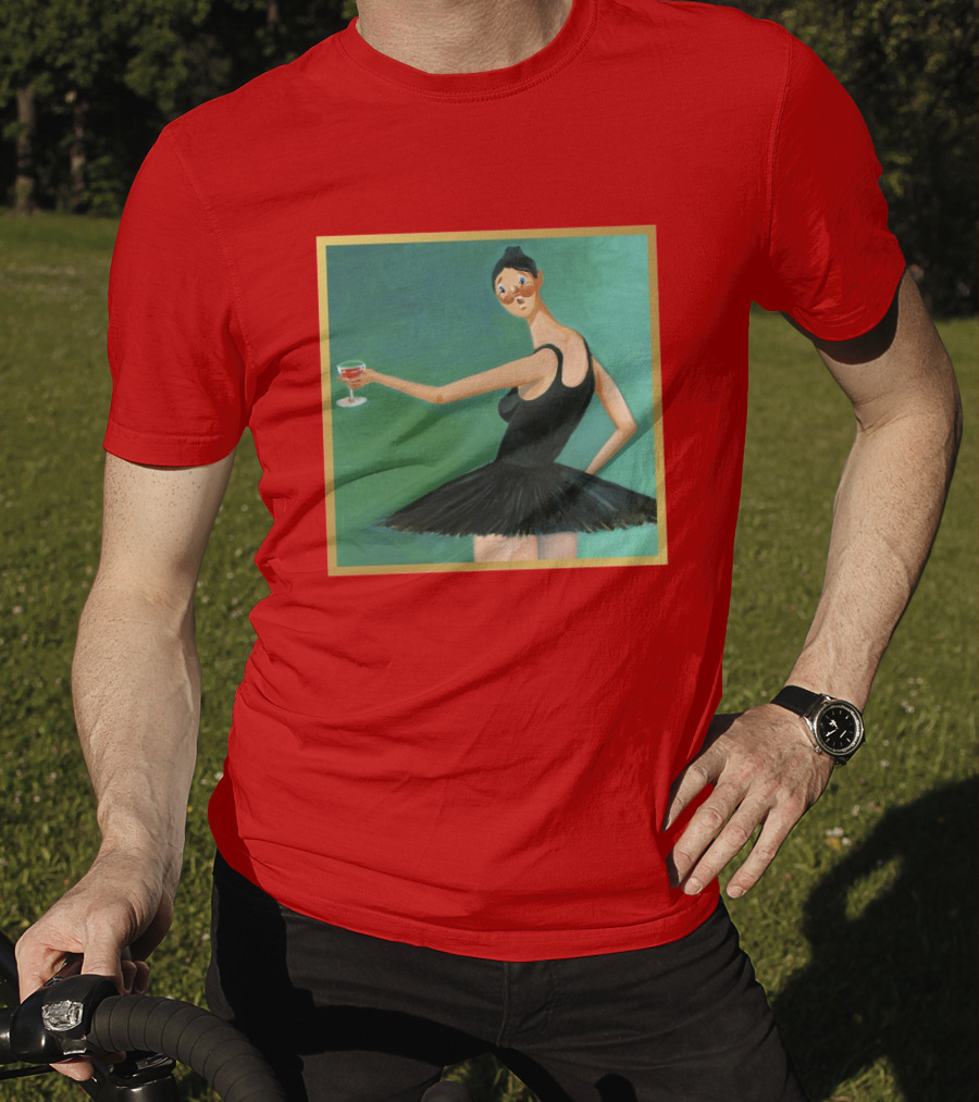 Kanye West My Beautiful Dark Twisted Fantasy Ballerina Cover Art T-Shirt