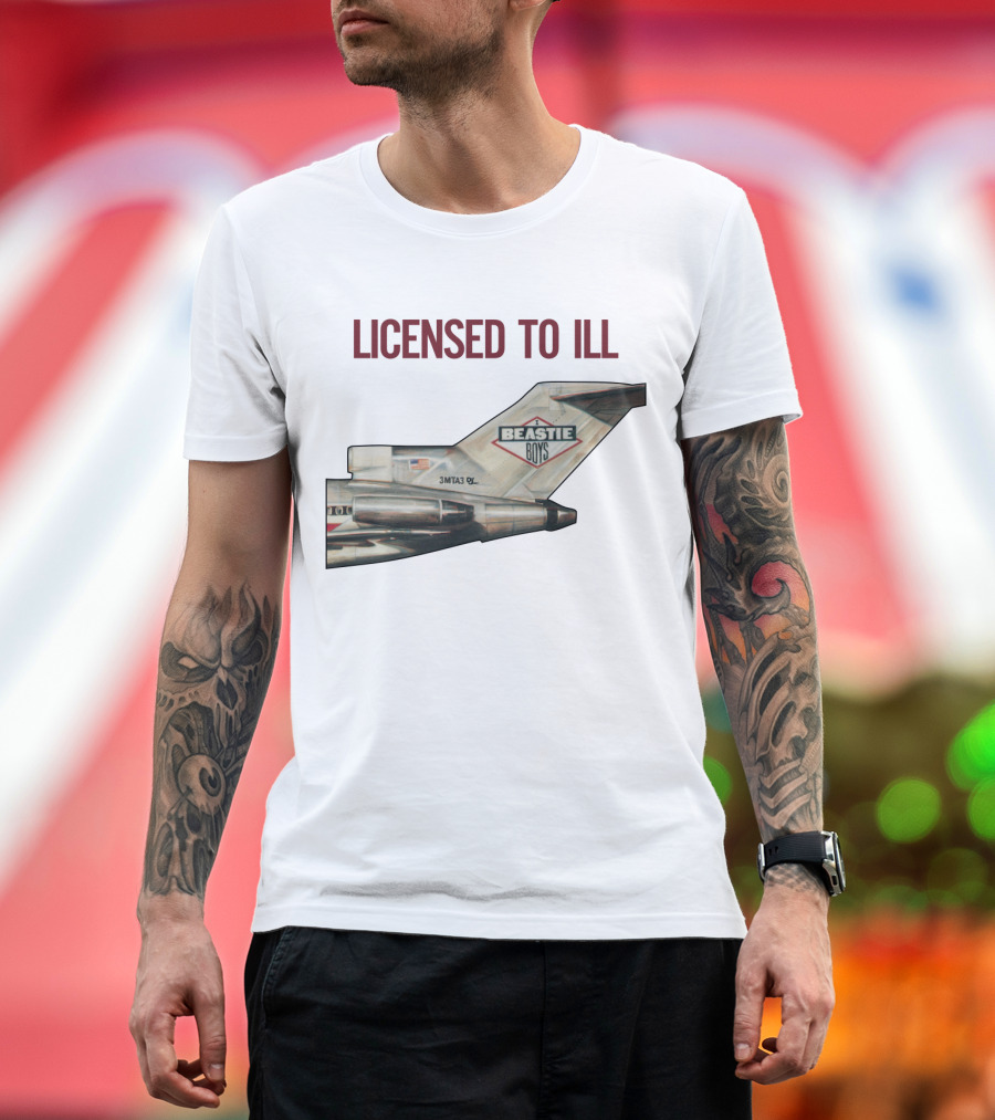 Beastie Boys Licensed To Ill Airplane Tail T-Shirt