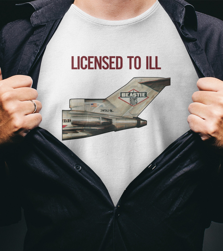 Beastie Boys Licensed To Ill Airplane Tail T-Shirt