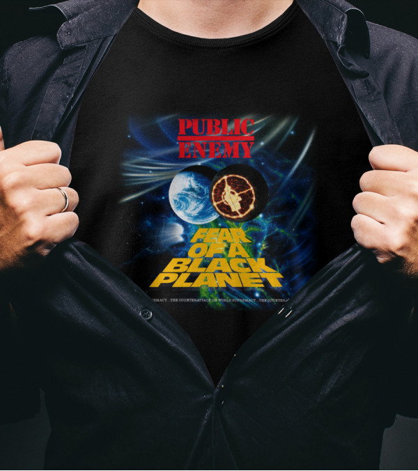Public Enemy Fear Of A Black Planet World Supremacy Counterattack T-Shirt