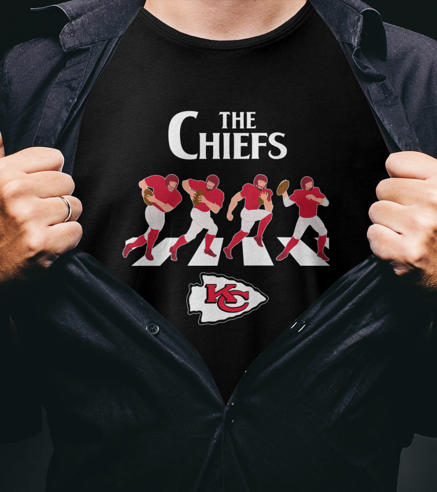 Kansas City Chiefs Abbey Road Football Players Kc T-Shirt