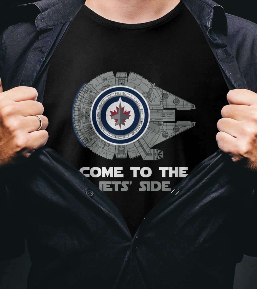 Winnipeg Jets Millennium Falcon Come To The Jets' Side T-Shirt