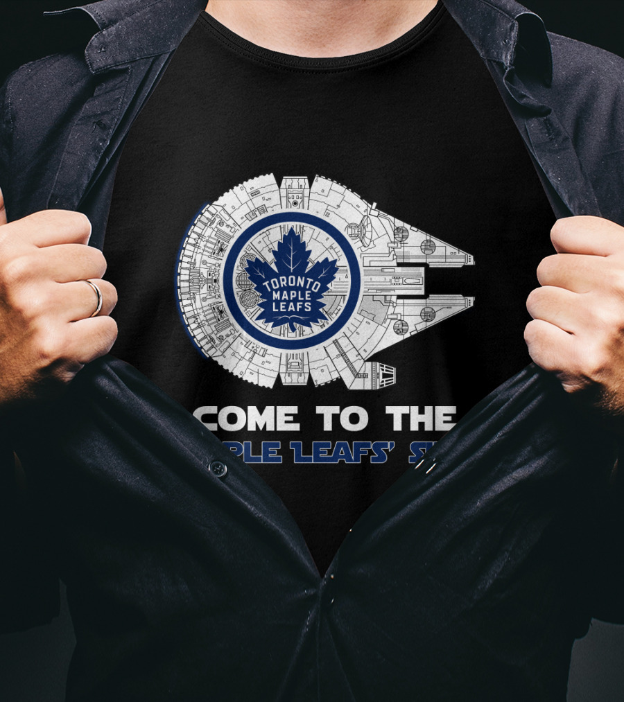 Toronto Maple Leafs Come To The Maple Leafs' Side Millennium Falcon T-Shirt