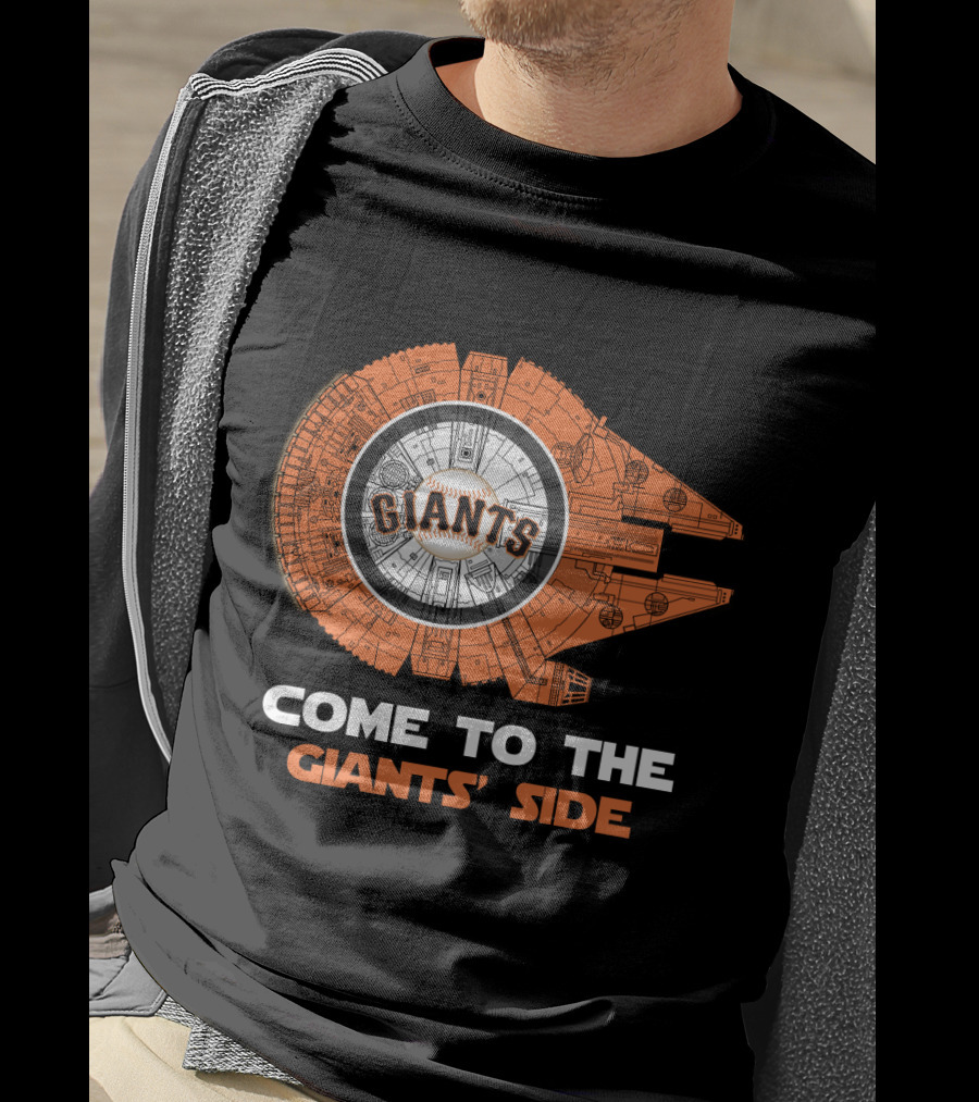 San Francisco Giants Come To The Giants' Side Millennium Falcon MLB T-Shirt