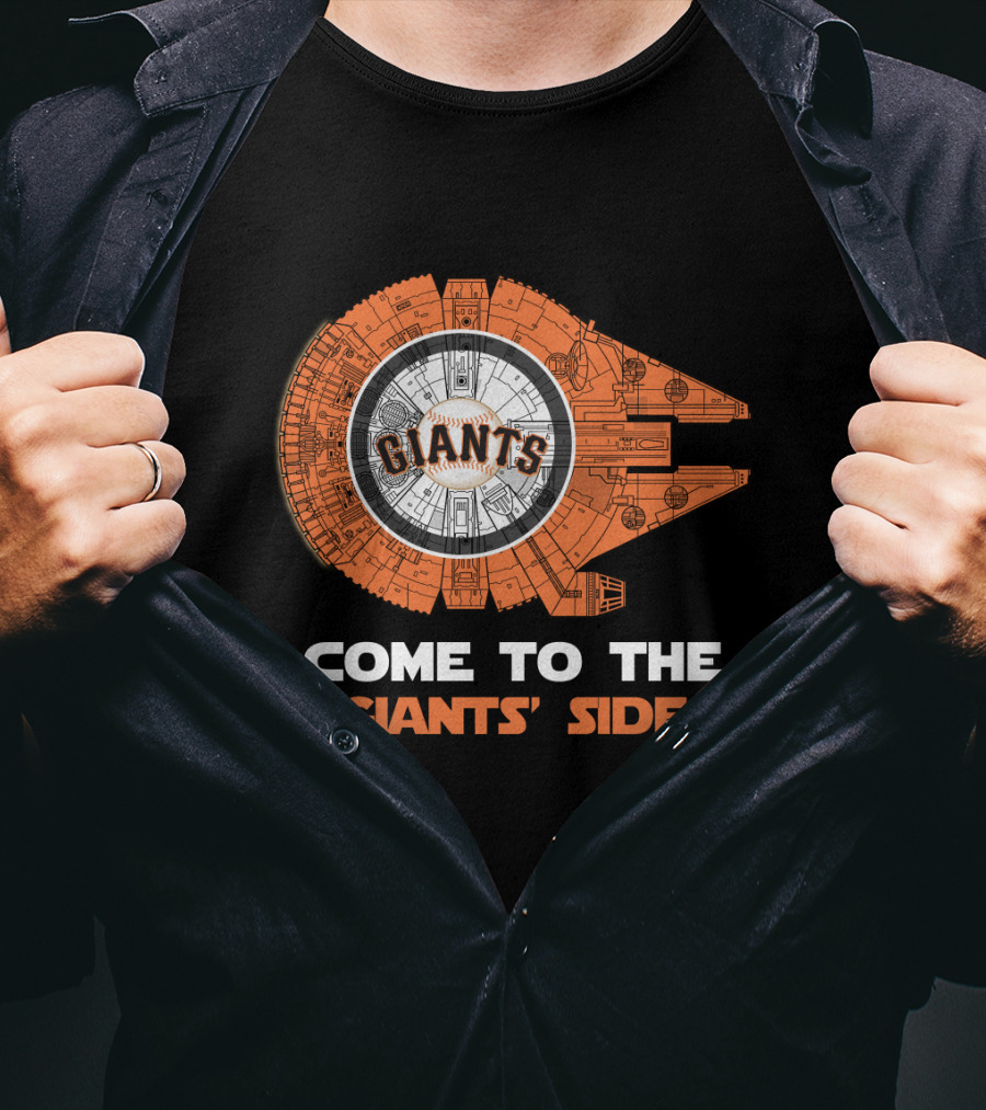 San Francisco Giants Come To The Giants' Side Millennium Falcon MLB T-Shirt