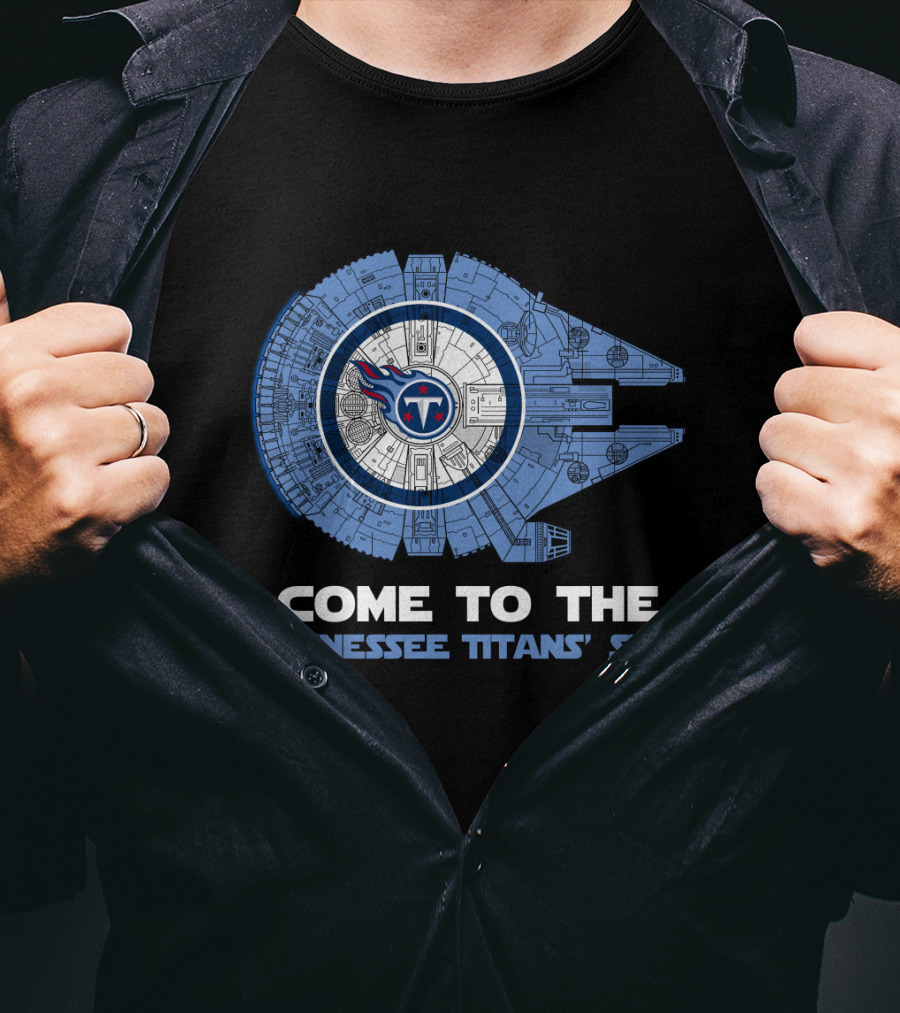 Come To The Tennessee Titans' Side Millennium Falcon Nfl T-Shirt