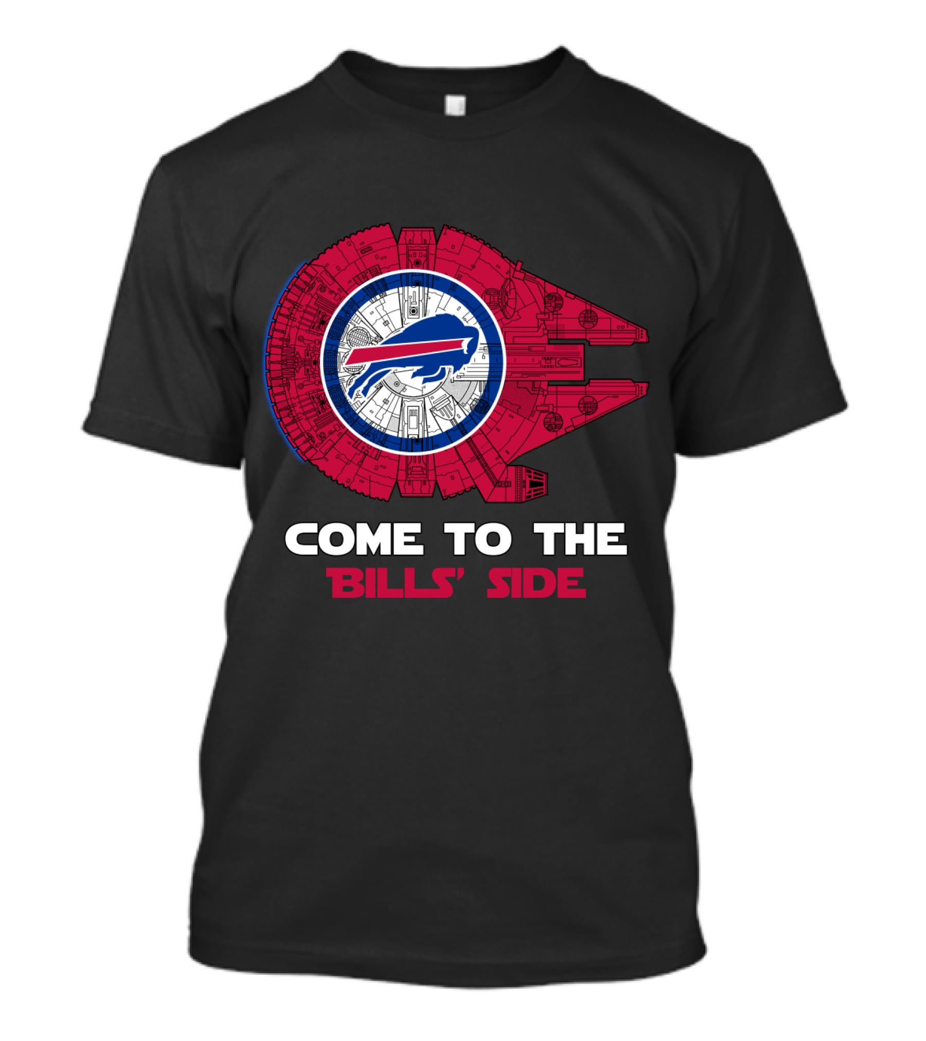 Come To The Bills' Side Buffalo Bills Millennium Falcon Nfl T-Shirt